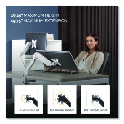 Platinum Series Dual Monitor Arm, For 27