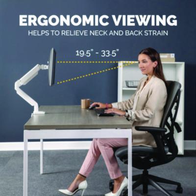 Platinum Series Single Monitor Arm, For 27