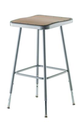 NPS® 6300 Series Height Adjustable Heavy Duty Square Seat Steel Stool