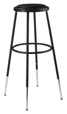 NPS® 6400 Series Height Adjustable Heavy Duty Vinyl Padded Steel Stool