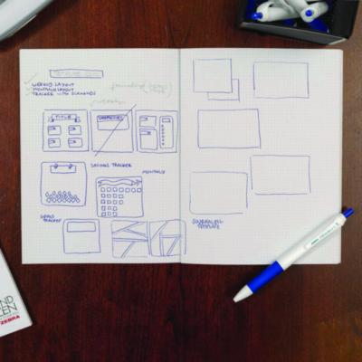 Sarasa Dry X1+ Gel Pen, Retractable, Medium 0.7 mm, Blue Ink, White/Blue Barrel, 12/Pack