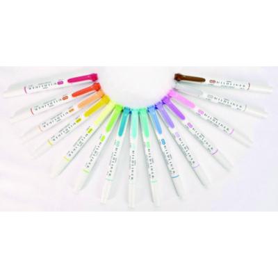 Mildliner Double Ended Highlighter, Assorted Ink Colors, Bold-Chisel/Fine-Bullet Tips, Assorted Barrel Colors, 15/Pack