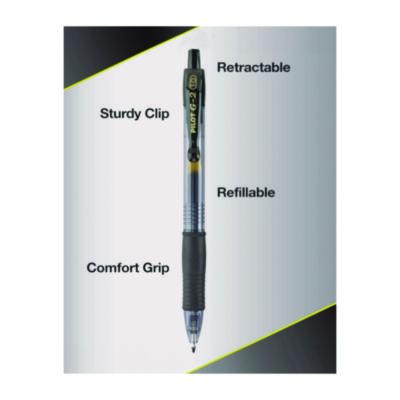 G2 Premium Gel Pen, Retractable, Bold 1 mm, Assorted Ink and Barrel Colors, 4/Pack