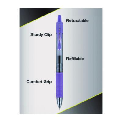 G2 Premium Gel Pen, Retractable, Fine 0.7 mm, Assorted Ink and Barrel Colors, 5/Pack