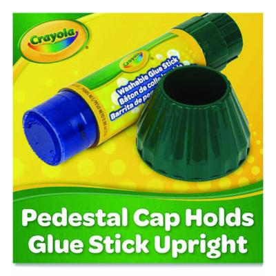 Crayola Washable Glue Sticks, 0.29 oz, Dries Clear (CYO424874) CYO424874