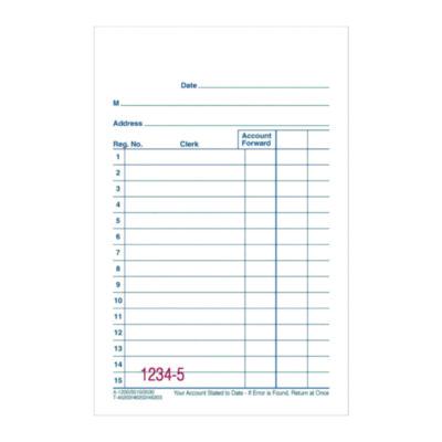 Adams Multipart General-Purpose Sales Pad, Two-Part Carbonless, 3.34 x 5.13, 50 Forms/Pad, 10 Pads/Pack (ABFDC3510) ABFDC3510