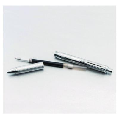 EnerGel Alloy RT Gel Pen, Retractable, Medium 0.7 mm, Black Ink, Polished Aluminum Barrel