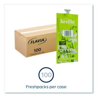 The Bright Tea Co. Green with Jasmine Tea Freshpack, 100/Carton