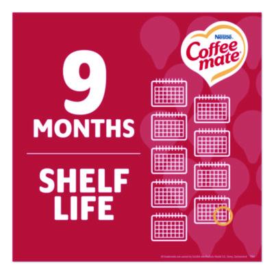 Liquid Coffee Creamer, Peppermint Mocha, 0.38 oz Mini Cups, 50/Box, 4 Boxes/Carton