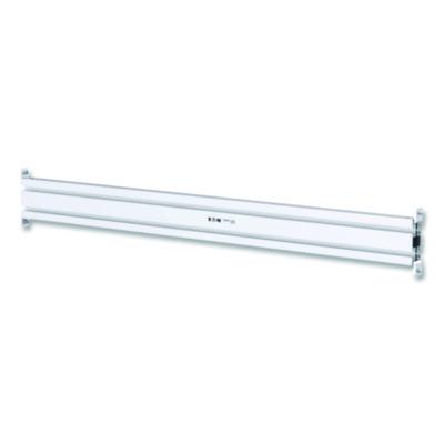 Slat Rail for Slat Wall System for 32" TVs, 3.39w x 1.8d x 41h, Silver, Supports 33 lb TRPDMSWSLATTAA