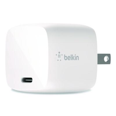 Belkin BOOST CHARGE USB-C PD 3.0 PPS Wall Charger + USB-C to USB-C Cable, White (BLKWCA005DQ1MWH) BLKWCA005DQ1MWH