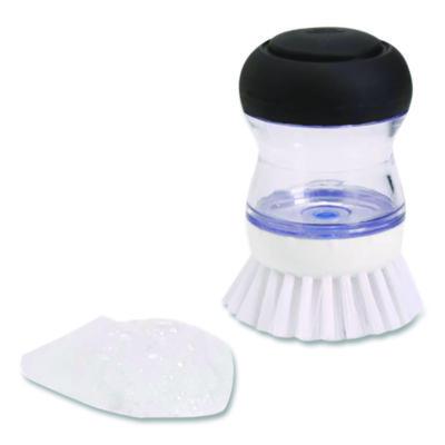 Good Grips Soap Dispensing Palm Brush, Whie Nylon Bristles, 4