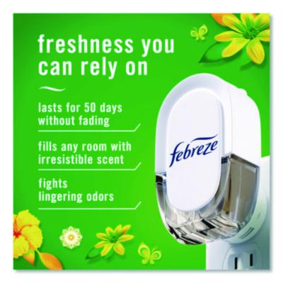 PLUG Air Freshener Warmer Starter Kit, Clear/White, with (2) Gain Original Refills