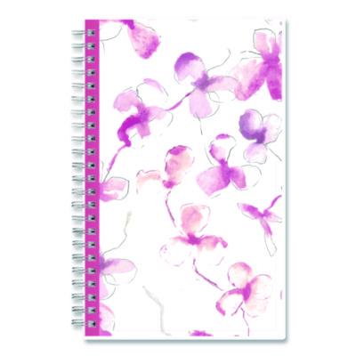 Blue Sky BCA Orchid Weekly/Monthly Planner, Orchids Artwork, 8 x 5, White/Pink Cover, 12-Month (Jan to Dec): 2025 (BLS14208425) BLS14208425