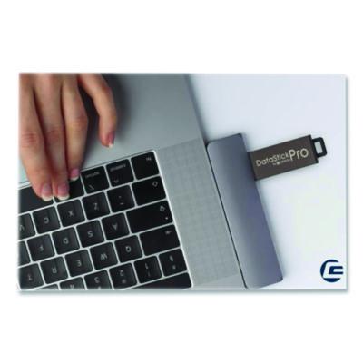 Centon DataStick Pro USB 3.2 Type A Flash Drive, 64 GB, Black, 10/Pack (CELS1U3P664G10B) CELS1U3P664G10B