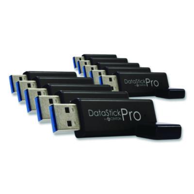 Centon DataStick Pro USB 3.2 Type A Flash Drive, 128 GB, Black, 10/Pack (CELS1U3P6128G10) CELS1U3P6128G10