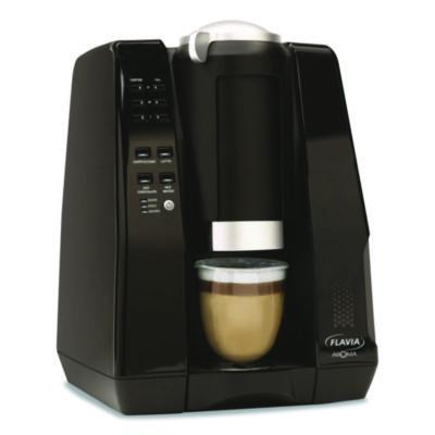 Aroma Brewer, with 134 Assorted Drinks Bundle, Black