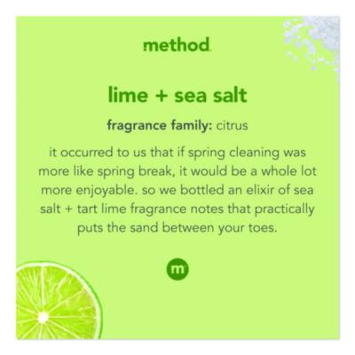 Dish Soap Refill, Lime and Sea Salt Scent, 54 oz Bottle