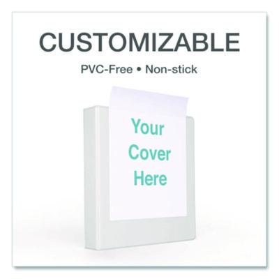 Cardinal Premier Easy Open Clearvue Locking Slant-D Ring Binder, 3 Rings, 1.5" Capacity, 11 X 8.5, White (CRD10310) CRD10310