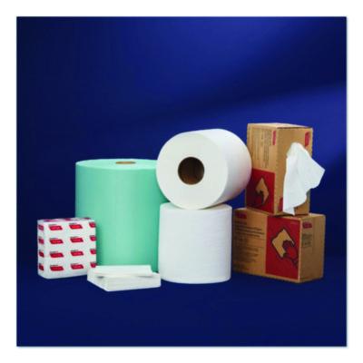 Tuff-Job Spunlace Towels, 1-Ply, 12 x 13, White, 475/Roll