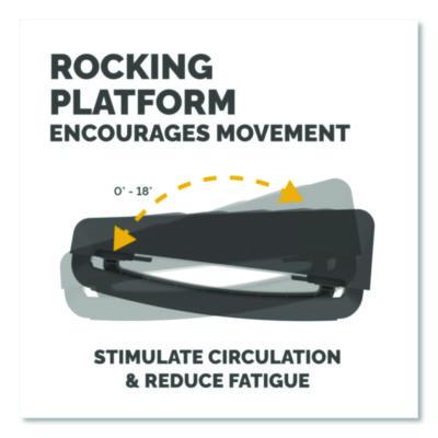 Breyta Foot Rest, 19.3 x 14.2 x 3.9, Black