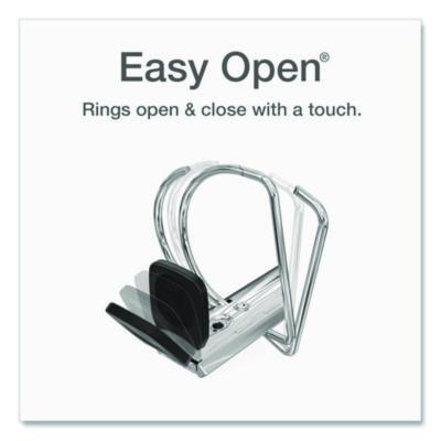 Premier Easy Open Clearvue Locking Slant-D Ring Binder, 3 Rings, 4