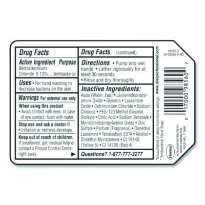 Antibacterial Gold Liquid Hand Soap Refill for Versa Dispenser, Floral Scent, 15 oz, 6/Carton