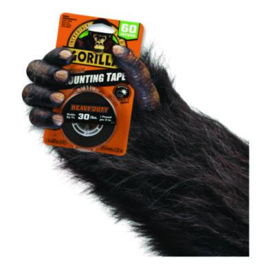 Heavy Duty Mounting Tape, Permanent, Holds Up to 30 lbs, 1