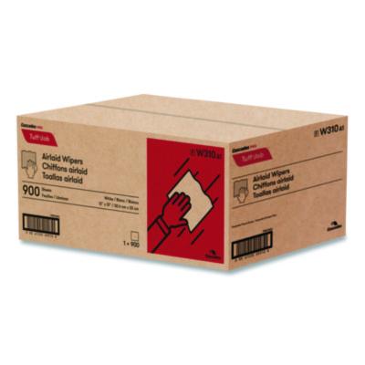 Tuff-Job Airlaid Wipers, Medium, 12 x 13, White, 900/Carton
