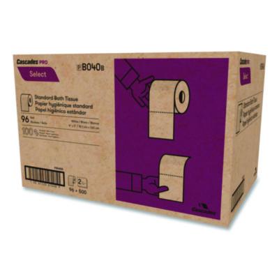 Select Standard Bath Tissue, 2-Ply, White, 4 x 3.19, 500/Roll, 96/Carton