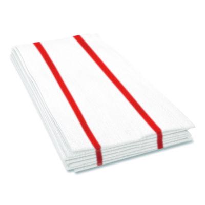 Cascades PRO Tuff-Job S900 Antimicrobial Foodservice Towels, 12 x 24, White/Red, 150/Carton (CSDW921) CSDW921