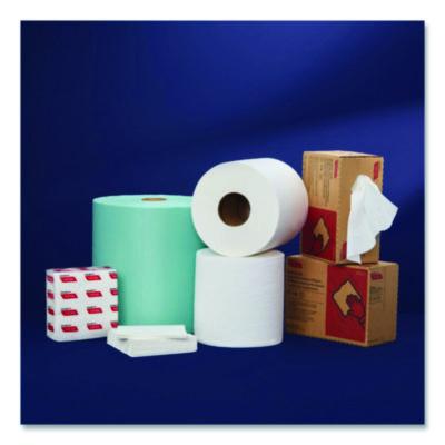 Tuff-Job Scrim Reinforced Wipers, 4-Ply, 9.25 x 12.5, White, 150/Box, 10 Boxes/Carton