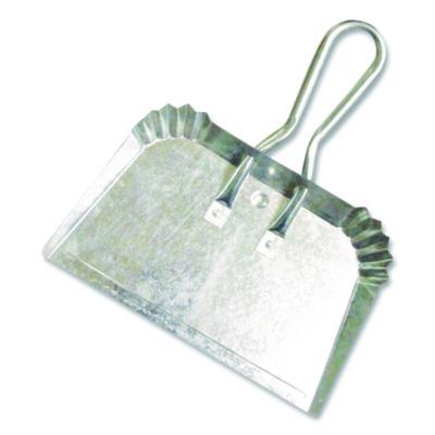 Quickie Bulldozer Dust Pan, 17" w, Aluminum Handle, Silver (BUO428) BUO428