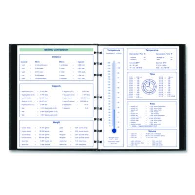 Plan and Link Monthly Planner, 9.25 x 7.25, Black Lizard-Like Faux Leather Cover, 16-Months: Sept 2024 to Dec 2025