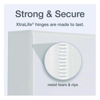 Treated Clearvue Locking Slant-D Ring Binder, 3 Rings, 1