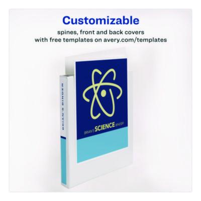 Durable View Binder with DuraHinge and EZD Rings, 3 Rings, 1