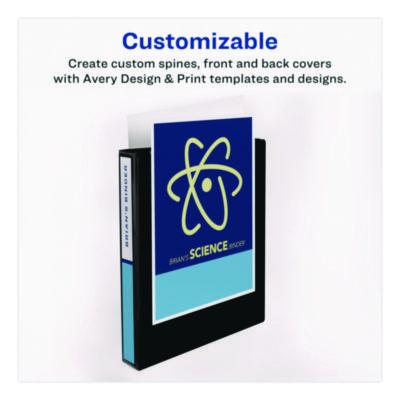 Durable View Binder with DuraHinge and Slant Rings, 3 Rings, 0.5