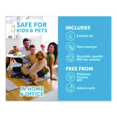 Super Odor Eliminator Gel for Large Spaces, Cool and Clean, 64 oz Tub