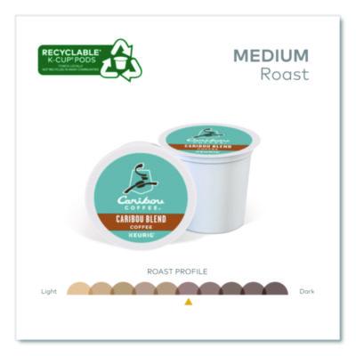 Caribou Coffee Caribou Blend Coffee K-Cups, 0.4 oz, 44/Box (CCF2124056) CCF2124056