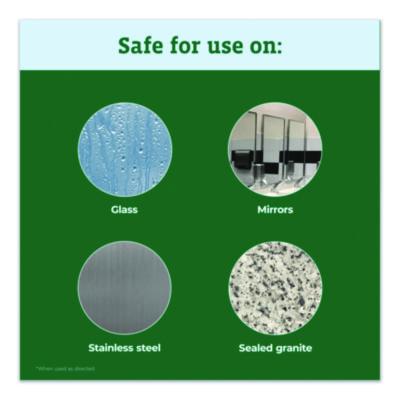 Clorox Pro EcoClean Glass Cleaner, Unscented, 32 oz Spray Bottle