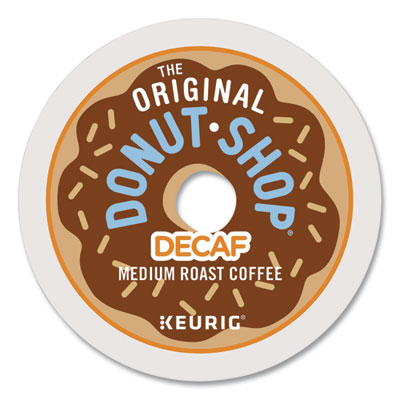The Original Donut Shop Decaf Coffee K-Cups, 0.39 oz, 22/Box (DIE60224101) DIE60224101