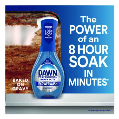 Heavy Duty Powerwash Commercial Dish Spray, Fresh Scent, 16 oz Trigger Spray Bottle