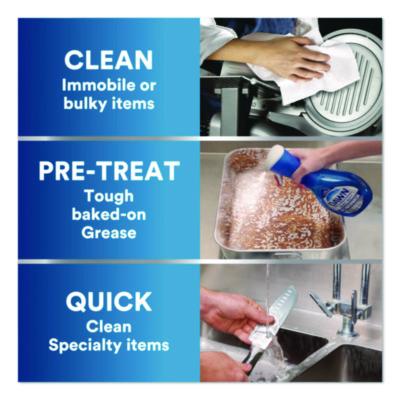 Heavy Duty Powerwash Commercial Dish Spray, Fresh Scent, 16 oz Trigger Spray Bottle