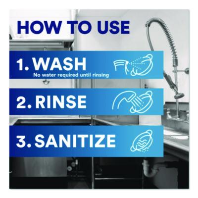 Heavy Duty Powerwash Commercial Dish Spray, Fresh Scent, 16 oz Trigger Spray Bottle