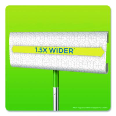 Sweeper XL Dry Refill Cloths, 16.9 x 9.8, White, 16/Box