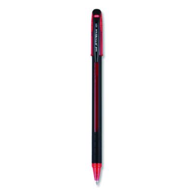 Jetstream 101 Hybrid Gel Pen, Stick, Bold 1 mm, Red Ink, Black/Red Barrel, Dozen