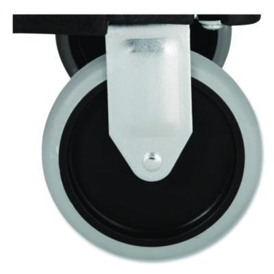 Two-Shelf Trades Cart, Plastic, 2 Shelves, 2 Drawers, 330 lb Capacity, 19.25