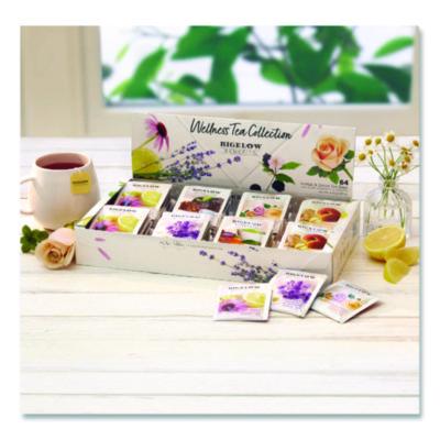 Benefits Wellness Tea Bags, Assorted Flavors, 64/Box
