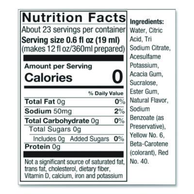 Drink Mix, Diet Orange, 14.8 Oz