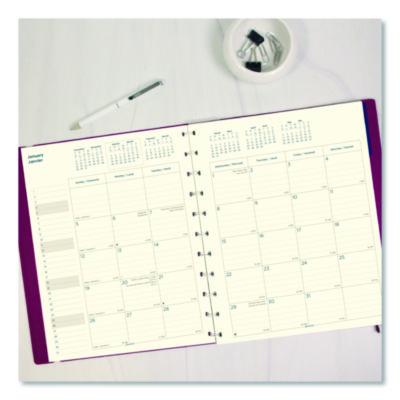 Soft Touch 17-Month Planner, 10.88 x 8.5, Fuchsia Cover, 17-Month: Aug 2024 to Dec 2025